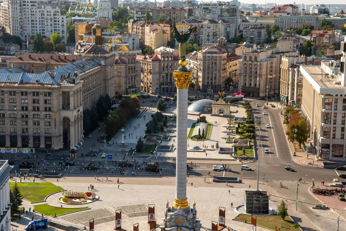 Maidan Nezalezhnost. Kyiv, 24 August 2022. Photo: Jens Alstrup, exclusively for Novaya Gazeta. Europe