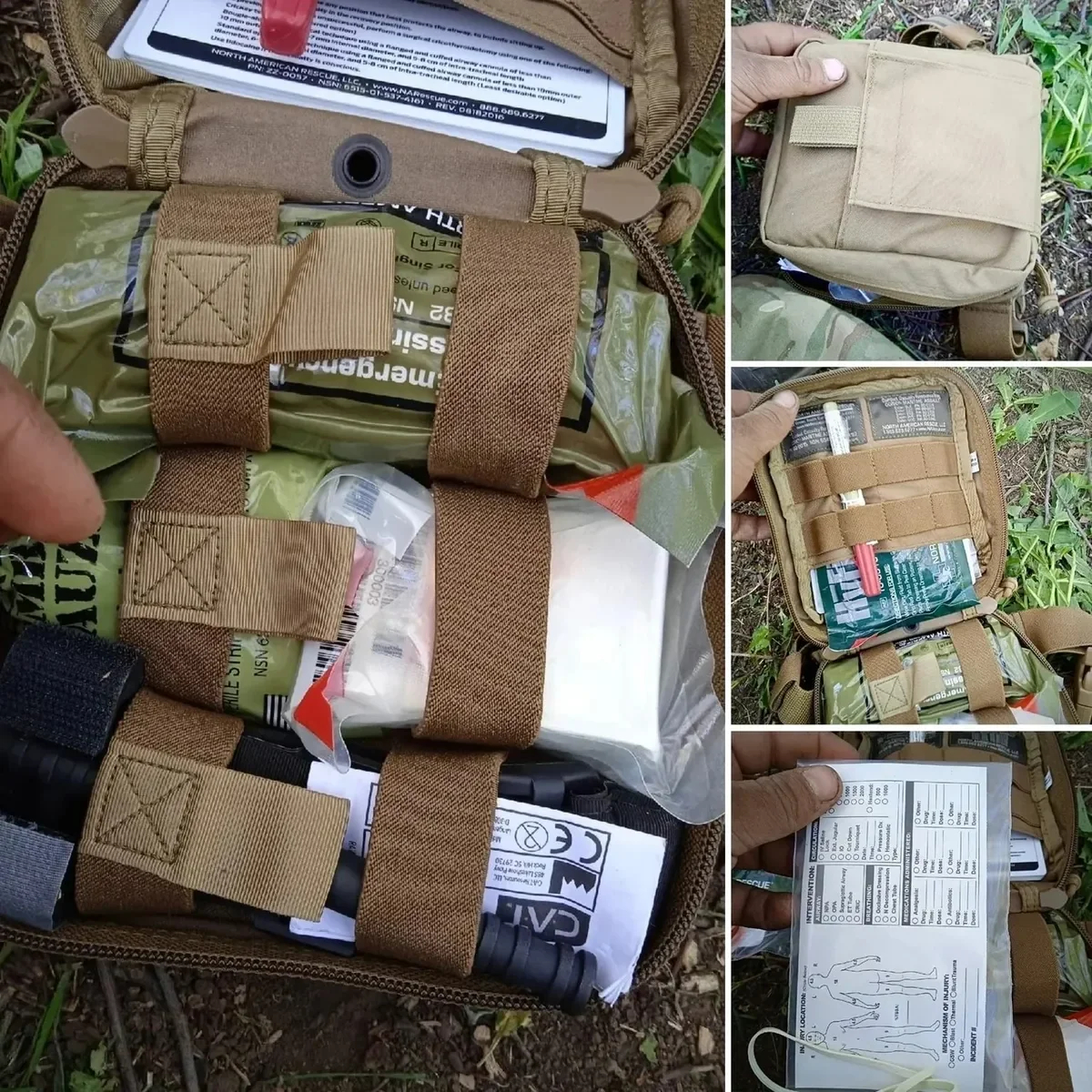 Trophy first aid kit. Photo from the personal archive of Alexei