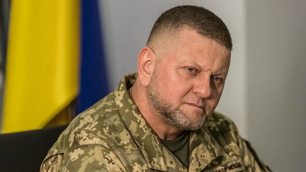 Valeriy Zaluzhnyi in his office in Kyiv in June.&nbsp;Photo: Oksana Parafeniuk / The Washington Post / Getty Images